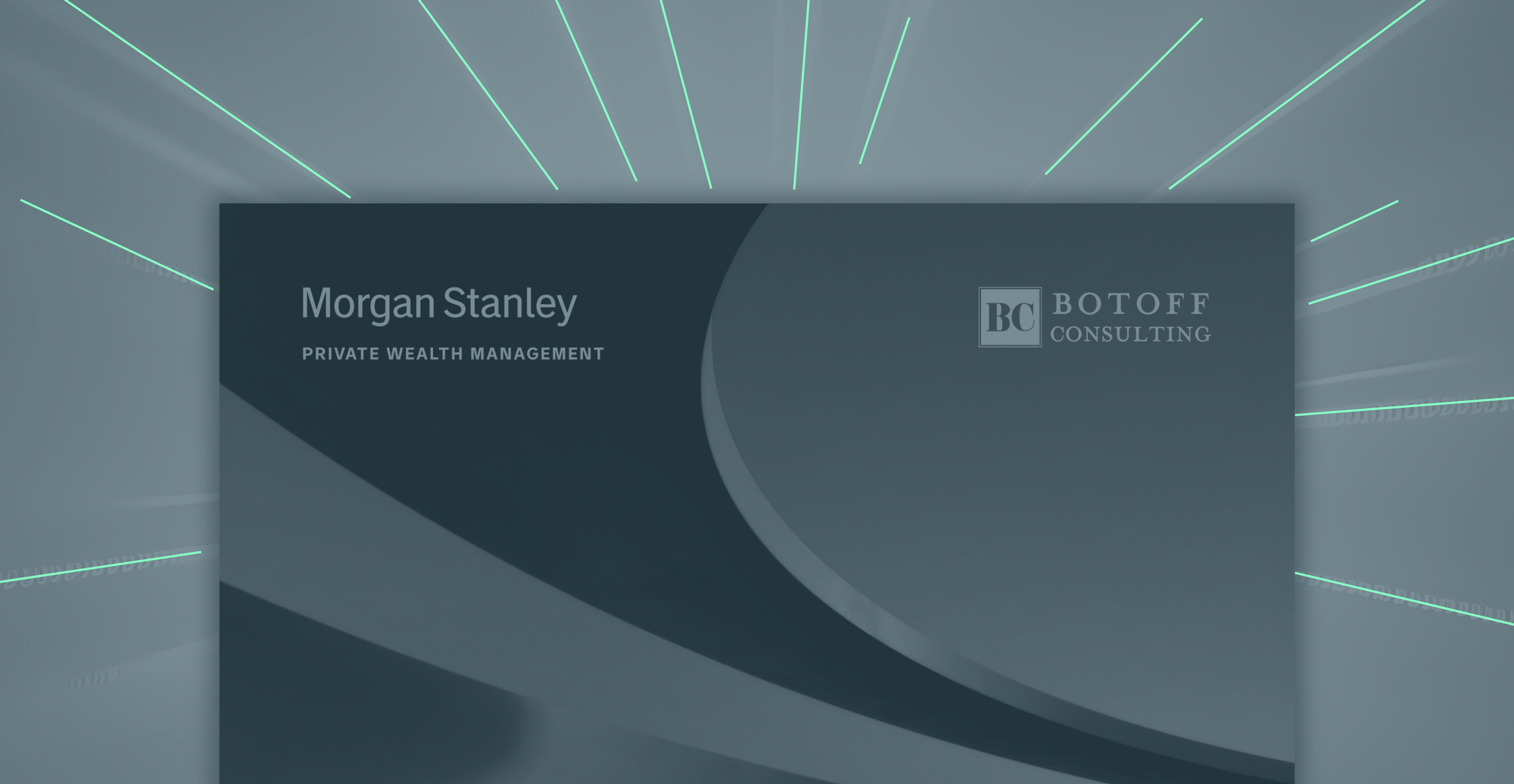 A Report Full of Firsts by Morgan Stanley and Botoff Consulting