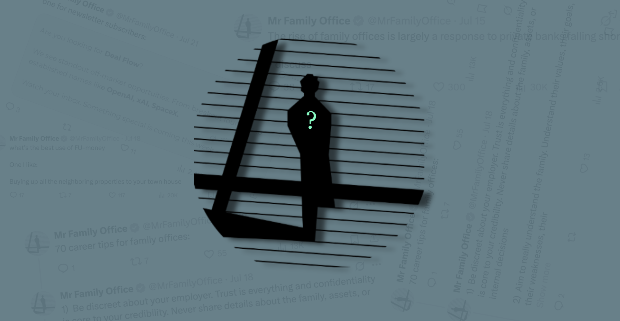 Who is Mr. Family Office? You Get to Know When You Need to Know.